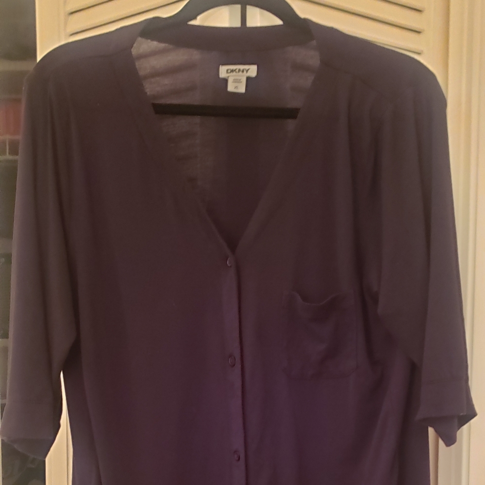 DKNY XL Black Nightgown